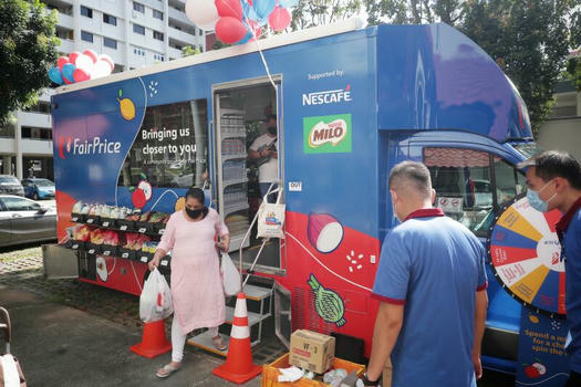 'FairPrice on Wheels' truck